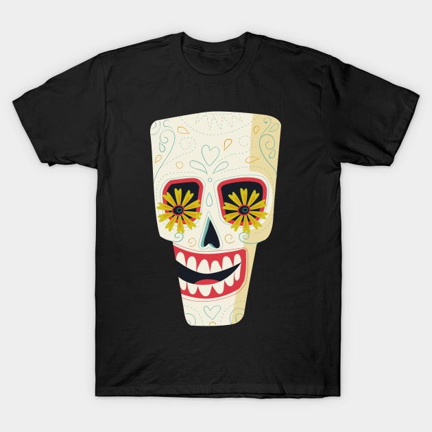 Sugar skull T-Shirt by NiceIO